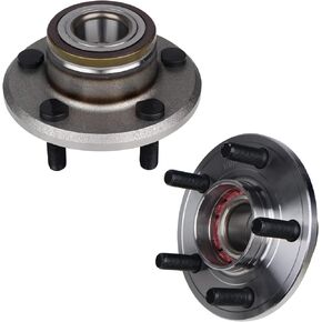 513224 Front 2PCS Wheel Bearing and Hub Assembly Compatible with Dodge Charger 2006-2014/Challenger 2008-2014/Magnum 2005-2008, Chrysler 300 2005-2014, 5 Lug w/ABS