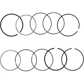 13008-0569 13008-7005 Piston Rings Set Compatible with Kawasaki FX651V, FX730V, FX691V, Kawasaki FR651V, FR691V, FR730V, FS651V, FS730V（Piston Rings Set 78mm） Black