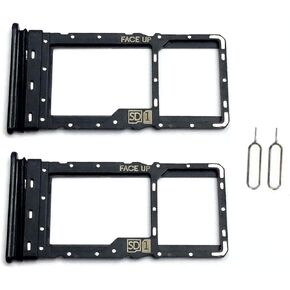 2Pcs Sim Card Tray with Micro SD Slot Replacement Compatible with Motorola Moto G Play 2021 XT2093