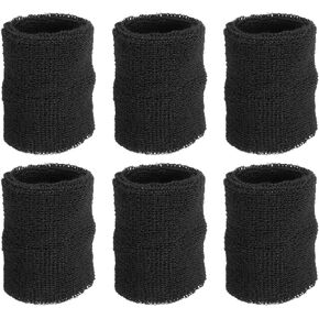 PATIKIL Sports Wristbands Athletic Cotton Terry Cloth Absorbent Wrist Sweatband for Tennis Basketball Running Cosplay Costumes
