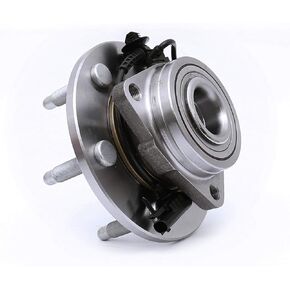 FKG 515096 Front Wheel Bearing Hub Assembly (4WD Only) for Cadillac Escalade ESV EXT, Chevy Avalanche Silverado Suburban Tahoe, GMC Sierra Yukon XL 1500, 6 Lugs W/ABS