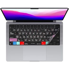 Editors Keys Shortcut Cover Designed for Xcode - Compatible with M Series MacBook Pro M1-M3 14-16" in Kuwait