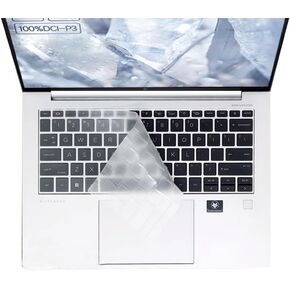 Silicone Keyboard Skin Cover Compatible with HP EliteBook 840 845 G9 G10 14" & HP EliteBook 830 835 G9 G10 13.3 inch Laptop (Not fit 840 845 1040 G8 G7 G6 G5 G4 G3) - Gradient Pink