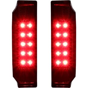 Smoked UTV Brake Tail Lights LED Taillights Compatible with Polaris Ranger 900 1000 XP Diesel 570 Full Size Pro XD 4000G 4000D Brutus General 2412774 2411866