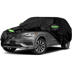 Waterproof Car Covers Replace for 2017-2023 Volvo XC40, 6 Layers All Weather Custom-fit Car Cover with Zipper Door & Windproof Bands for Snow Rain Dust Hail Protection (XC40)