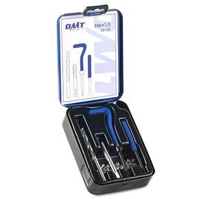 Orion Motor Tech Helicoil Thread Repair Kit, 1/4"-20 Thread Repair Tool Set with HSS Drill Bit & 30 Thread Inserts, SAE Thread Repair Installation Kit for Rethreading Internal Threads with Carry Case