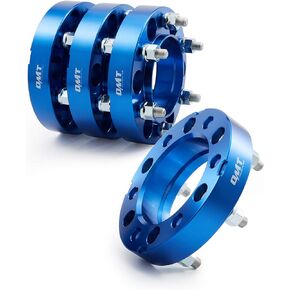 Orion Motor Tech 6x5.5 Wheel Spacers 1.25in Blue Wheel Spacer Kit Compatible with FJ Cruiser Tacoma 4Runner Tundra, 6x139.7mm Hub Centric Wheel Spacers 106mm Bore with 12x1.5 Studs, Set of 4