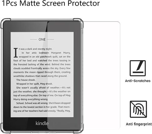 Clear Case for Kindle Paperwhite 11th Gen 2021 & Signature Edition (6.8"),Ultra-Lightweight Complete Protection Solution in Saudi Arabia
