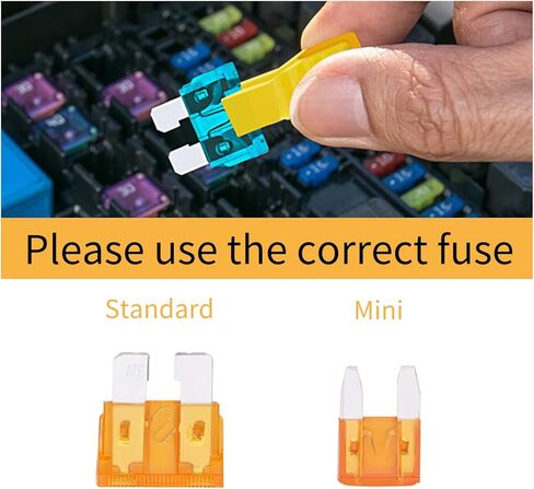 مجموعة متنوعة من 145 قطعة من صمامات السيارة، صمامات السيارات من نوع الشفرة، صمامات السيارات - صغيرة (3A 5A 7.5A 10A 15A 20A 25A 30A 35A 40A) للسيارة/SUV/RV/الشاحنة/السيارات/الدراجات النارية/القارب in Kuwait