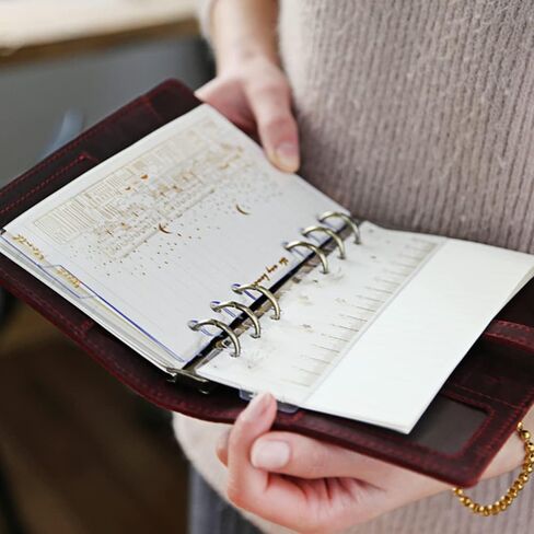 فواصل الموثق مع فواصل التبويب 6 حلقات فواصل الموثق 3 قطع من رقائق الذهب الشفاف مقسم A6 فواصل مؤشر الموثق المعدني البلاستيكي مسطرة قابلة للإدراج علامات تبويب الصفحة in Kuwait