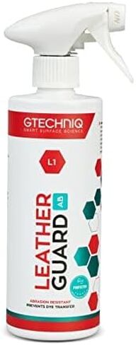 Gtechniq - L1 Leather Guard AB - BioCote Technology, Protection Against UV Rays, Abrasion Damage, Dyes Transfer and Other Discolorations, Matte Finish (500 milliliters) in Saudi Arabia