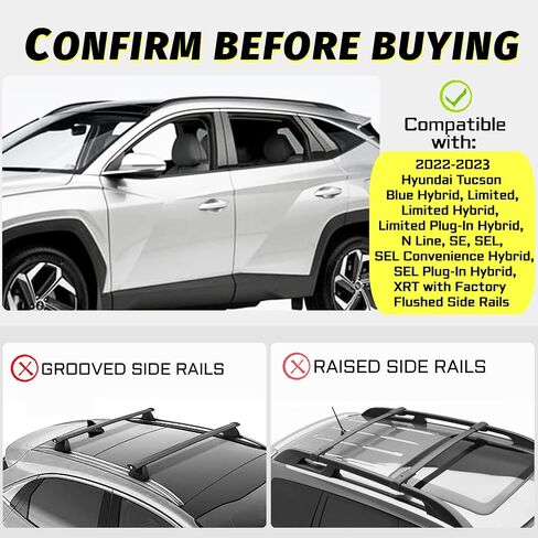 Roof Rack Cross Bars Compatible with Grand Cherokee L 2021-2025 and 2022-2025 Grand Cherokee WL with Anti-Theft Lock, Black Matte Aluminum Anti-Corrosion Crossbars in Saudi Arabia