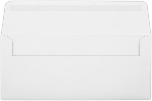 LUXPaper #10 Business Envelopes | Peel & Press | 4 1/8" x 9 1/2" | Natural | 30% Recycled | 80lb. Text | 50 Qty in Saudi Arabia