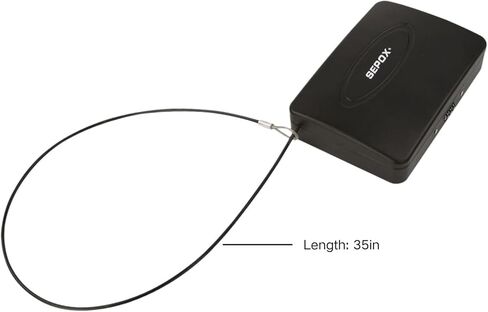 صندوق قفل أمان محمول من SEPOX® Twins مصنوع من الفولاذ، خزانة تخزين شخصية آمنة للسفر للأشياء الصغيرة، مع كابل بطول 3 أقدام وقفل مجموعة قابل لإعادة الضبط للسكن والسيارة والرياضة والمكتب ومقاوم للماء in Kuwait