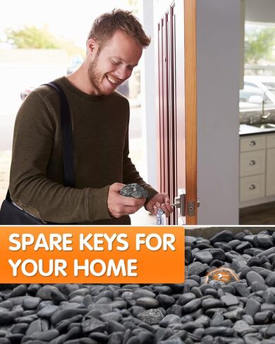 حشوات تخزين للرجال والنساء البالغين - قم بإخفاء مفتاح في الهواء الطلق كهدايا عيد الميلاد له وزوجته وأمها التي لديها كل شيء لإخفاء المفاتيح خارج الصخور المزيفة وأفكار الأدوات الفريدة للديكور in Kuwait