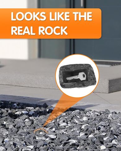 حشوات تخزين للرجال والنساء البالغين - قم بإخفاء مفتاح في الهواء الطلق كهدايا عيد الميلاد له وزوجته وأمها التي لديها كل شيء لإخفاء المفاتيح خارج الصخور المزيفة وأفكار الأدوات الفريدة للديكور in Kuwait