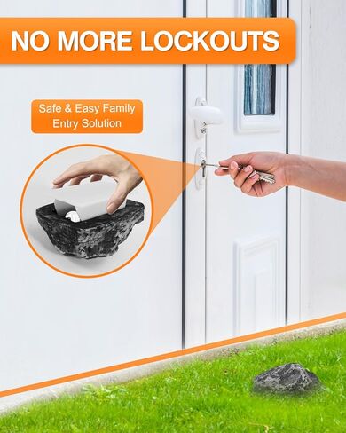 حشوات تخزين للرجال والنساء البالغين - قم بإخفاء مفتاح في الهواء الطلق كهدايا عيد الميلاد له وزوجته وأمها التي لديها كل شيء لإخفاء المفاتيح خارج الصخور المزيفة وأفكار الأدوات الفريدة للديكور in Kuwait