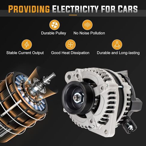 استبدال المولد متوافق مع 2003-2009 Acura MDX 3.5L، 05-08 RL 3.5L، 04-08 TL، 05-07 Honda Odyssey، 05-08 Pilot، 06-08 Ridgeline Replace AND0339 VND0339 in Kuwait