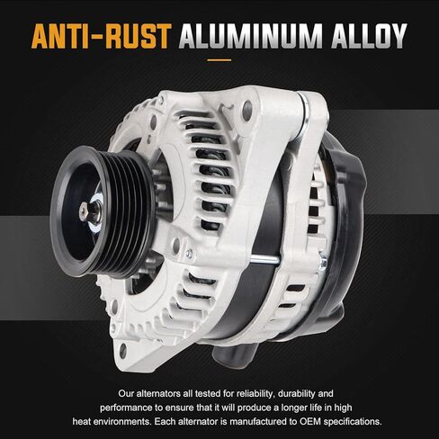 استبدال المولد متوافق مع 2003-2009 Acura MDX 3.5L، 05-08 RL 3.5L، 04-08 TL، 05-07 Honda Odyssey، 05-08 Pilot، 06-08 Ridgeline Replace AND0339 VND0339 in Kuwait