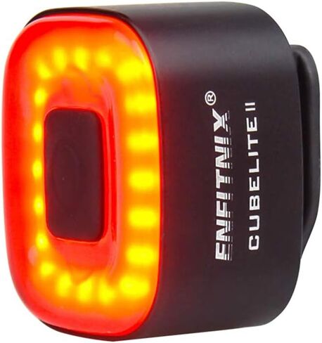 USB Rechargeable LED Bike Tail Light, CUBELITE II Smart Bicycle Light, Brake Induction, Multiple Lighting Mode, IPX5 Waterproof Cycle Torch Small Detachable Rear Safety Red Bicycle Blinker in Saudi Arabia