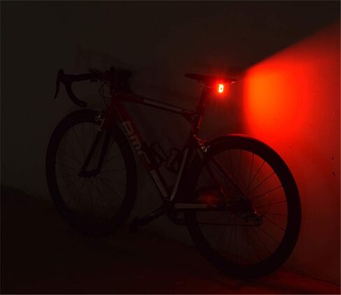 USB Rechargeable LED Bike Tail Light, CUBELITE II Smart Bicycle Light, Brake Induction, Multiple Lighting Mode, IPX5 Waterproof Cycle Torch Small Detachable Rear Safety Red Bicycle Blinker in Saudi Arabia