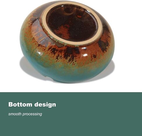 K COOL Ashtray, Outdoor Ashtray with Lid Smokeless Waterproof Ash Tray, Ceramic Ashtray for Cigarettes Home Office, Porch Patio Decorations Outdoor Indoor Ashtray (Blue) in Saudi Arabia