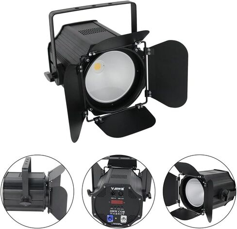 V-Show 200W COB Par - LED مصباح لوحة الطاقة العالية مصباح الفيلم والتلفزيون ضوء مسرح الأداء كتم الصوت in Kuwait
