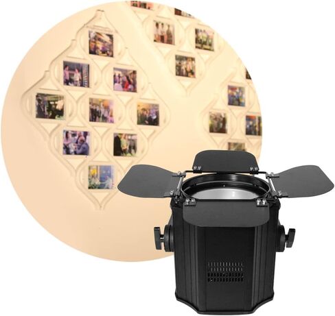 V-Show 200W COB Par - LED مصباح لوحة الطاقة العالية مصباح الفيلم والتلفزيون ضوء مسرح الأداء كتم الصوت in Kuwait