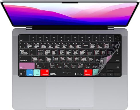 Editors Keys Shortcut Cover Designed for Xcode - Compatible with M Series MacBook Pro M1-M3 14-16" in Kuwait