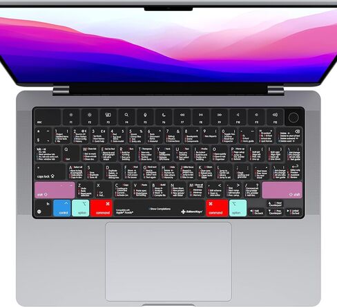 Editors Keys Shortcut Cover Designed for Xcode - Compatible with M Series MacBook Pro M1-M3 14-16" in Kuwait