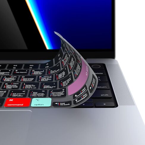 Editors Keys Shortcut Cover Designed for Xcode - Compatible with M Series MacBook Pro M1-M3 14-16" in Kuwait