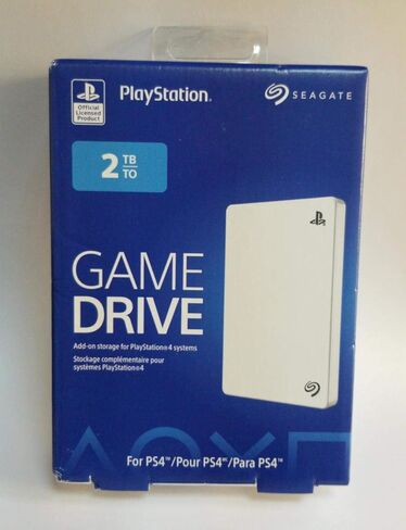 محرك ألعاب Seagate لأنظمة PS4 سعة 2 تيرابايت USB 3.0 محرك أقراص ثابتة خارجي محمول HDD STGD2000102 (متجدد) in Saudi Arabia