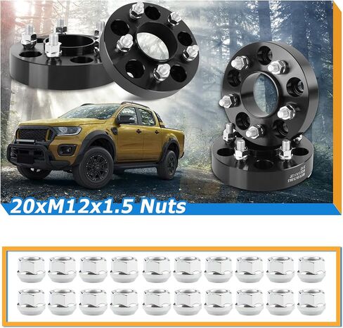 YIZBAP 4 قطع 5x4.75 إلى 5x4.5 محولات عجلة Hubcentric، 1.25 بوصة 5x120.7 مم (5x120 مم) إلى 5x114.3 مم محولات عجلة 74.1 مم محور تتحمل M12x1.5 درجة الخيط in Kuwait