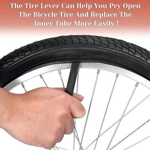 2 Pcs Bicycle Inner Tube, 20 x 1.75 Premium Butyl Rubber Inner Tube, Copper Valve, Sidewall Thickness 0.9-1mm, Packed in Color Box, Suitable for Mountain Bikes/Folding Bikes/Adult/Children's Bikes in Saudi Arabia