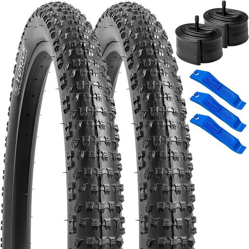 إطارات دراجة YUNSCM مقاس 26 بوصة مقاس 26 × 2.60/66-559 وأنابيب دراجة مقاس 26 بوصة صمام شريدر متوافق مع إطارات وأنابيب الدراجة/الدراجات مقاس 26 × 2.50 26 × 2.55 26 × 2.60 26 × 2.65 26 × 2.70 (P-1327) in Saudi Arabia