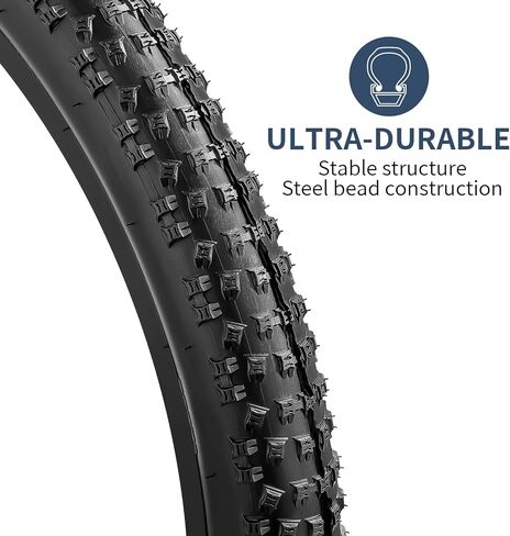 إطارات دراجة YUNSCM مقاس 26 بوصة مقاس 26 × 2.60/66-559 وأنابيب دراجة مقاس 26 بوصة صمام شريدر متوافق مع إطارات وأنابيب الدراجة/الدراجات مقاس 26 × 2.50 26 × 2.55 26 × 2.60 26 × 2.65 26 × 2.70 (P-1327) in Saudi Arabia