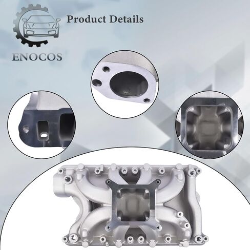 DM-3316 الألومنيوم SBF مشعب السحب ذو المستوى الواحد المتوافق مع الكتلة الصغيرة F-ord 351W Windsor V8، 3500-8000 RPM in Kuwait