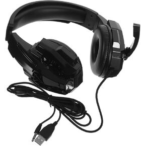 NUOBESTY 1pc Gaming Headset Microphone Over-Ear Wired Headphones for Comfortable Earmuffs for Gaming Sessions Noise-Cancelling Mic Compatible