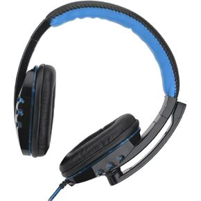 NUOBESTY Computer Light Headset Led Subwoofer and Microphone Multi-Function Game Headphones Compatible Over Ear Design for Enhanced Comfort and Sound Quality