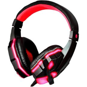 Gaming Headset Over Ear Headphone Noise Canceling Microphone for Game Console and Tablet Compatible Sound and Comfortable Fit