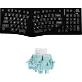 Feker Alice98 98 Keys Gaming Keyboard with LEOBOG Ice Vein 100 Pcs 42gf Linear Keyboard Switches