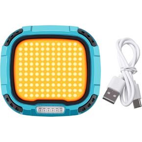 Feichao Magnetic Camera Light Light 28W LED محمولة مع 1/4 مؤشر ترابط لملحقات التصوير الفوتوغرافي للكاميرا