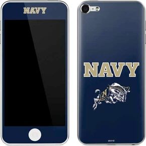 Skinit Decal MP3 Player Skin Compatible with iPod Touch (6th Gen 2015) - Officially Licensed College Navy Design