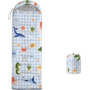 Yellow Sleeping Bags for Adults and Kids,Summer Kawaii Bee Backpacking Camping Sleeping Bag for Girl Boys Lightweight Waterproof Cold/Warm Sleeping Bag for Season Outdoor Travel with Compression Bags in Saudi Arabia