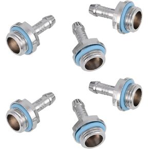 ZOPSC 6 PCS G1/4 THERFT PC موصل تركيب الماء التبريد ، أنبوب تركيب TWOTOUCH لنظام تبريد مياه الكمبيوتر (7.2 مم)