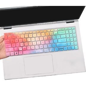 2PCS Keyboard Cover for Acer Swift 16 AI SF16-51T-76TG, Swift X 16 SFX16-52G SFX16-61G, Swift Go 16 SFG16-71 SFG16-72T, Swift Edge 16 SFE16-43 SFE16-44-Black+Clear