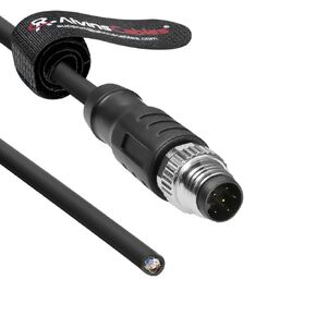 كابلات Alvin M8 6 Pin A-Code Male to Flying Basler Power Power I/O ، كابل موصل الاستشعار الصناعي لكاميرا باسلر ، التحكم في الأتمتة ، نظام الرؤية ، 5 م/16.4 قدم