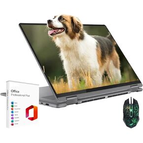 Lenovo Yoga 7 2-in-1 Touchscreen Laptop,16" 2K IPS Display,AMD Ryzen 7 8840HS,16GB LPDDR5x RAM,2TB SSD,Fingerprint,Backlit KB,FHD IR Webcam,WiFi 6E,Win11 Pro,Microsoft Office Lifetime License in Kuwait