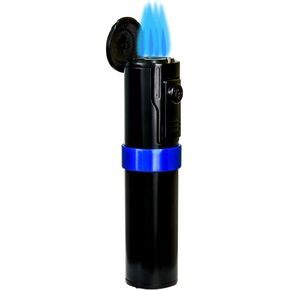 Rocky Patel Cigar Lighter Diplomat Lighter - Thin Blue Line - Black with Blue Trim
