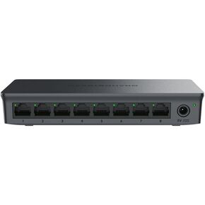 Grandstream GWN7701 | 8-Port Gigabit Ethernet Unmanaged Network Switch | Plug & Play | Desktop/Wall-Mount | Plastic Case
